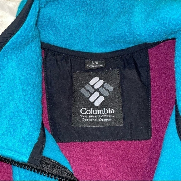 Columbia LARGE PNW CSC Originals Fleece Portland Vintage Style - Picture 3 of 7
